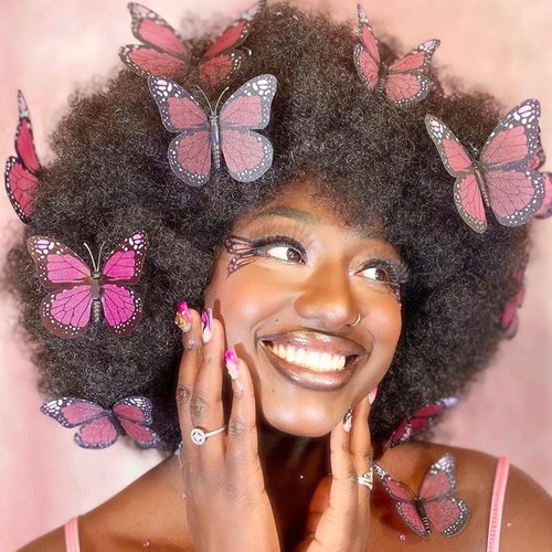 LANSHA 70s Afro Curly Wigs With Bangs for Black Women Men,Brown Glueless Soft Afro Puff Wigs, Fiber Big Bouncy Light Weight Natural Looking Synthetic Kinky Curly Wig For Daily Party Use(#4)
