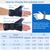 Velpeau Wrist Brace with Thumb Spica Splint for De Quervain's Tenosynovitis, Carpal Tunnel Pain, Stabilizer for Tendonitis, Arthritis, Sprains & Fracture Forearm Support Cast (Regular, Left Hand -M)