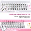 Premade Fans Eyelash Extensions 5D-C-0.10-10 Premade Volume Lash Extensions Pointed Base Fans 0.10 Premade Volume Fans C D Curl(5D-C-0.10,10 mm)