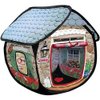 KONG PlaySpaces Bungalow Cat Hideaway - Hide and Seek Collapsible Tunnel with Toys
