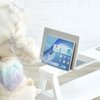 Dollhouse Decoration Miniature Accessories Dollhouse Worlds Smallest Computer Laptop Tablet Phone Simulation Accessories for Doll 1:6 1:12 Miniatures Play Set (Titanium Colour)