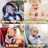 AiTuiTui Sensory Montessori Baby Teething Toys, Silicone Remote Control Teether Toddler Travel Toys for 3 6 9 18 Months, Educational Learning Toys for Infant Newborn Boy Girl Birthday Gifts