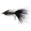 Woolly Bugger Crystal Black Bead Head Flies - Tied on Mustad Signature Fly Hooks use for Trout and More (12ct - Hooks #4-10) (Hook #10)