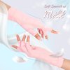 MelodySusie Premium UV Gloves for Nails,Professional UPF99+ UV Protection Gloves for Manicures, Ultra Cool Feeling Fabric, Nail Art Skin Care Fingerless Anti UV Glove Protect Hands from UV Harm