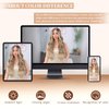 XIXIBI Blonde Wigs for Women Long Ombre Blonde Wavy Wig with Dark Roots Lace Front Hairline Womens Charming Wigs Natural Looking Blond Synthetic Heat Resistant Fiber Wig for Daily Party Use 26 Inch