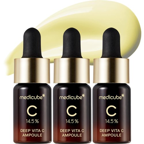 Medicube Deep Vita C Serum 2.0 || 14.5% Pure Vitamin C reduce the appearance of hyperpigmentation...