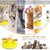Interactive Cat Toy for Indoor Cats, Newest-Gen Cat Toys Feathers Wand, Rotating Interactive Cat Toy,Powerful Suction Cup Catnip Toy for Cats to Play with on Their Own,Cat Wand Toy for Indoor Cats