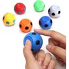 Soccer Ball Ornament - Hand Ornament Soccer Balls, Stress Relief Football Toys 3.5/5.5cm Rotatable Decompress Soccer Balls, Relief Vent Toys, for Adults Random one Desk Decompression Tools