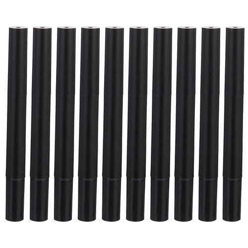 FRCOLOR Empty Nail Oil Pen 10pcs 3ml Nail Oil Cosmetic Container Lip Gloss Brush Applicators Cuticle Oil Pen with Brush Tip for Lip Gloss Nail Polish (Black) Lip Balm Containers