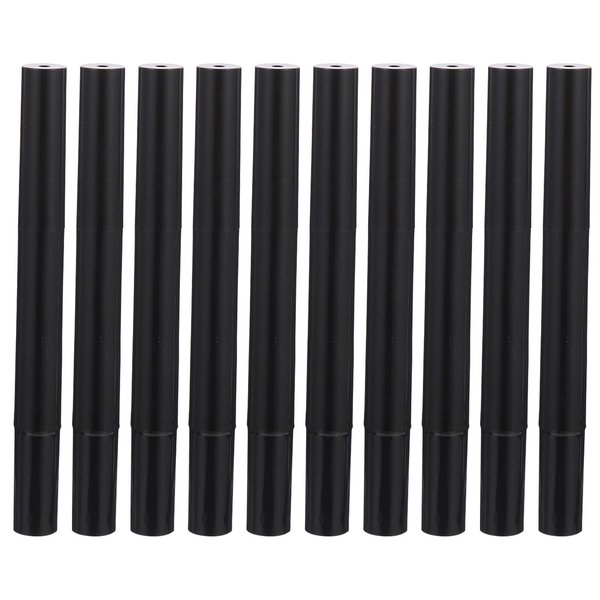 FRCOLOR Empty Nail Oil Pen 10pcs 3ml Nail Oil Cosmetic Container Lip Gloss Brush Applicators Cuticle Oil Pen with Brush Tip for Lip Gloss Nail Polish (Black) Lip Balm Containers