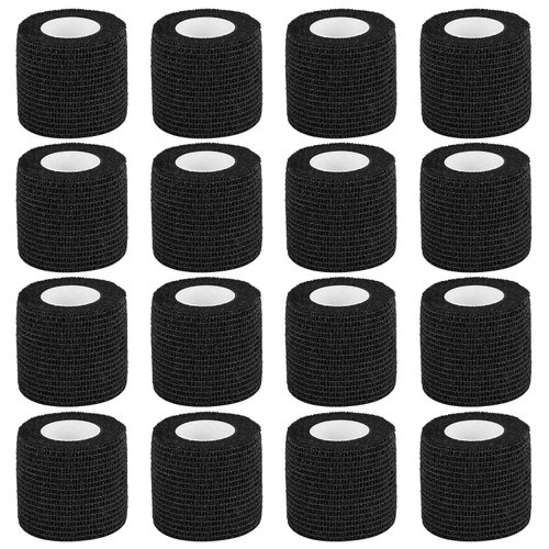 Bandage Wrap 16 Pack 2”x 5 Yards Self Adherent Wrap Breathable Self Adhesive Bandage Wrap Rolls Cohesive Bandage Athletic Elastic First Aid Tape for Stretch Athletic, Ankle Sprains, Swelling, Sports