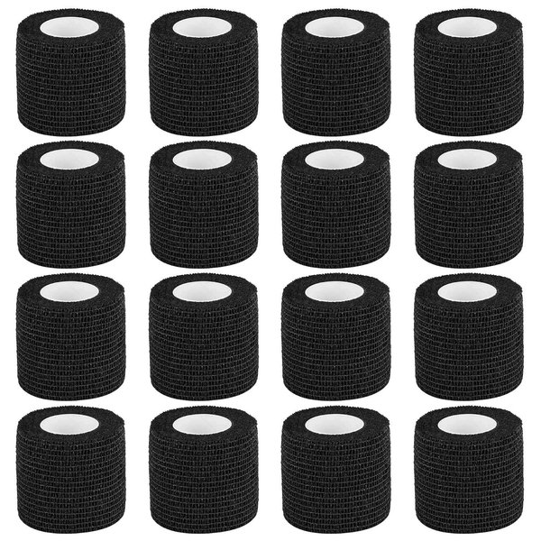 Bandage Wrap 16 Pack 2”x 5 Yards Self Adherent Wrap Breathable Self Adhesive Bandage Wrap Rolls Cohesive Bandage Athletic Elastic First Aid Tape for Stretch Athletic, Ankle Sprains, Swelling, Sports