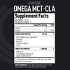 LEAN CORE OMEGA MCT + CLA - Stimulant Free Health Formula, Lean Muscle & Toned Physique, Omega 3-6-9 Fatty Acids - Flaxseed Fish Oil- Coconut Oil- Keto Friendly 30 Day Supply (90 Softgels)