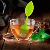 Bekith Tea Infuser - Set of 7 Silicone Handle Stainless Steel Strainer Drip Tray Included - Loose Tea Steeper - Best Tea Infuser for Loose Leaf or Herbal Tea