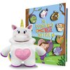 The Tooth Brigade Book and Tooth Fairy Pillow Bundle, Interactive Set Includes 8" Plush Toy with Lost Tooth Pocket and The Tooth Fairy's Best Day Ever! Hardcover Book (Sprinkles Unicorn Bundle)