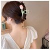 Women's Tulip Flower Shaped Hair Clips - 4inch Fashion Claw Clips, Cute Metal Shark Clips, Non-Slip Styling Accessories Gift for Girls