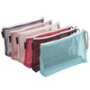 Sea Team 6pcs Multicolored Portable Travel Toiletry Pouch Nylon Mesh Cosmetic Makeup Organizer Bag with Zipper, Colorful