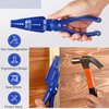 2 Pcs Nail Holder for Hammering, Plastic Pliers, Finger Safe for Hammer Nails in Slip Joint Pliers, Finishing Nails Pliers Keeps Fingers Safe, Basic Repair and Woodworking Joint Pliers