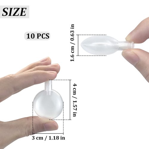 WishLotus Replacement Squeakers for Dog Toys, 30mm Toy Noise Maker Plush Toy Repair Reed Insert Airbag Replacement for Dog Cat Toy Repair Round(30mm 10pcs)