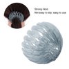 Betued Bird Nest Hair Clip, Plastic Resin Hairpin, Expandable Ponytail Holder, Fashionable Nest Shape in Jelly Ash for Women Girls