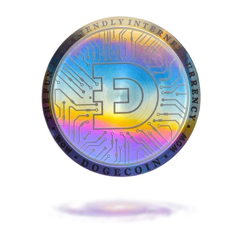 Cryptochips Dogecoin (Doge) Galaxy Coin Custom Physical Crypto Coins You Can HODL | Anodization Technology and Electrolytic Coloring