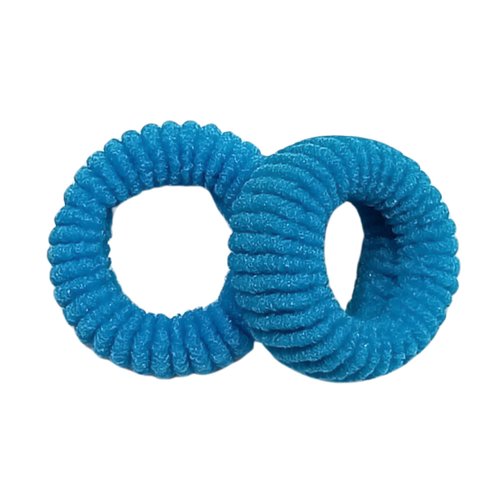 Fashionable Elastic Hair Band Made of Quality Cotton and No Crease Hair Tie/Perfect Suitable for Ponytail Holder for Women Pack of 2 (design 2)