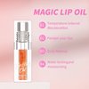 Color Changing Lip Oil,Magic Color Changing Moisturizing Lip Glow Oil,Plumping Glimmer Hydrating Glow Lipstick,Long Lasting Lip Glow Oil, Nourishing Repairing & Non-sticky Primer Lip (#02, 0.12 Fl Oz)