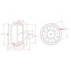 DD 90mm EDF 12 Blades Ducted Fan with 1450KV RC Brushless Motor Balance Tested for EDF 6S RC Jet Airplane