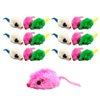 24PC Pet Furry Cat Toy Catch Mouse Mice Kittens Exercise Indoor Interactive Play