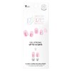 Dashing Diva Glaze Nail Strips - Pink Dew | Works with Any LED Nail Lamp | Long Lasting, Chip Resistant, Semicured Gel Nail Strips | Contains 34 Salon Quality Nail Wraps, 1 Prep Pad, 1 Nail File