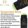 Ivoryloom Sunscreen Stick SPF 50 | Broad Spectrum UVA/UVB Protection | Zinc Oxide | Camellia, Wormwood, Beeswax, Vitamins A, C & E | Perfect For DRY SKIN | Organic | Water Resistant |1.41 OZ