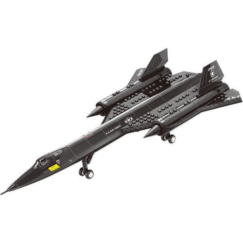 SR-71 Fighter Jet Building- Compatible with Lego Plane, Set, Military Fighter Plane Jet Suitable for 8-14 Years Old Children and Adults as Gifts (183 PCS)