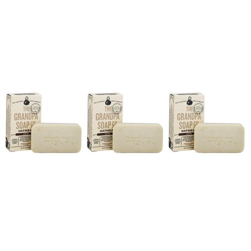 Grandpas Soap Bar Oatmeal, 4.25 oz (3 Pack)