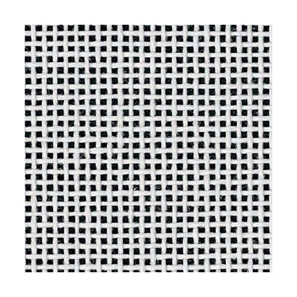 Zweigart Orange Line Blank MonoDeluxe 13-Mesh White Needlepoint Canvas 20" X 18"
