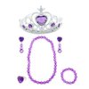Elesa Miracle Girl Kids Dress Up Tiaras Necklace Bracelet Clip on Earrings Toy Playset