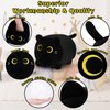 Black Cat Plush Stuffed Animal-11.8'' Black Cat Plush Toy, Black Cat Plush Pillow, Cute Soft Plush Cat Plushie Stuffed Cat Toys, Cat Plush Pillows Toy Doll Decoration Doll Gift for Kids Girls Boys