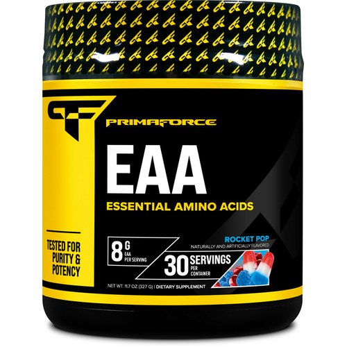 Primaforce EAA Powder (30 Servings, Rocket Pop Flavor) - Essential Amino Acids for Pre/Intra Workout and Recovery - Non-GMO and Gluten Free