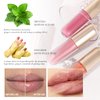 KISSIO Plumping Lip gloss,Glossy and Cool,Make Lips Plump and Moisturizing,Lip Gloss contains Peppermint and Beeswax,Cruelty Free,0.19 oz,02 Fig tea