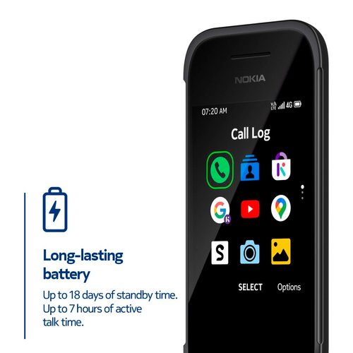 Nokia 2780 Flip | Unlocked | Universally Compatible with All Mobile Carriers | Black