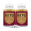 Justified Laboratories Great Results Keto ACV Pills 1275MG Formulated with Apple Cider Vinegar Keto Support Blend 60 Capsules (2 Bottles)
