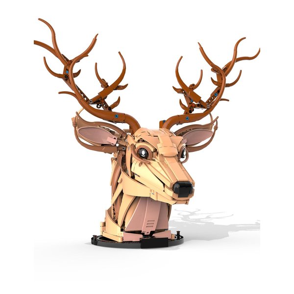 SEMKY Deer Ornament Building Block Set (1070 Pieces) -Building Blocks Gifts for Kid and Adult