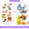 CHANZET Animal Temporary Tattoos for Kids 20 Sheets, Safari Tattoo Stickers Jungle Party Favors, Printable Temporary Tattoo Paper, Waterproof Birthday Party Supplies Decorations for Boys Girl Face Arm Body