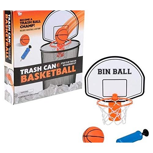 Rhode Island Novelty Trash CAN Basketball Set 8.5"