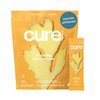 Cure Hydration | Plant-Based Electrolyte Drink Mix | No Added Sugar | Dehydration Relief Powder Made with Coconut Water | Non-GMO | Vegan | FSA & HSA | Pouch of 14 Packets - Ginger Turmeric