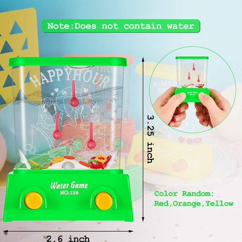 Sumind Handheld Water Game Mini Arcade Water Ring Game Water Tables for Beach Toys Party Retro Pastime Toys for Kids and Adults