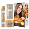 Kativa Brazilian Straightening Kit, 12 Weeks of Home Use Professional Straightening, with Organic Argan Oil, Shea Butter, Keratin & Amino Acids, for Straighter, Softer and Shinier Hair, All Hair Types