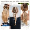 Tyqour 2pcs Lace Hair Bows Clips with Long Tail for Women Girls White Lace Bows for Hair Cute Lace Hair Ribbon Bow Bowknots Tassel Hair Barrettes Gifts for Baby Toddlers Teens Kids