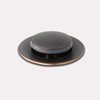 Oil Rubbed Bronze Pop Up Drain, Bathroom Vessel Lavatory Vanity Faucet Sink Drain Stopper, ORB with Overflow