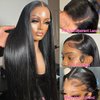 Profairsor 28 Inch Straight Lace Front Wigs Human Hair 180% Density Straight Human Hair Wigs for Black Women Glueless 13x4 Lace Front Wigs Human Hair Pre Plucked Lace Frontal Wigs Human Hair