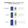 PHOOZY Insulated Can Cooler for 12oz Standard Cans - Patented Spacesuit Insulation Keeps Drinks Colder, Longer (Weighs less than 2 ounces) - Blue
